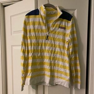 vineyard vines sunny yellow stripe shep shirt